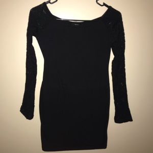 Lace Sleeve Dress